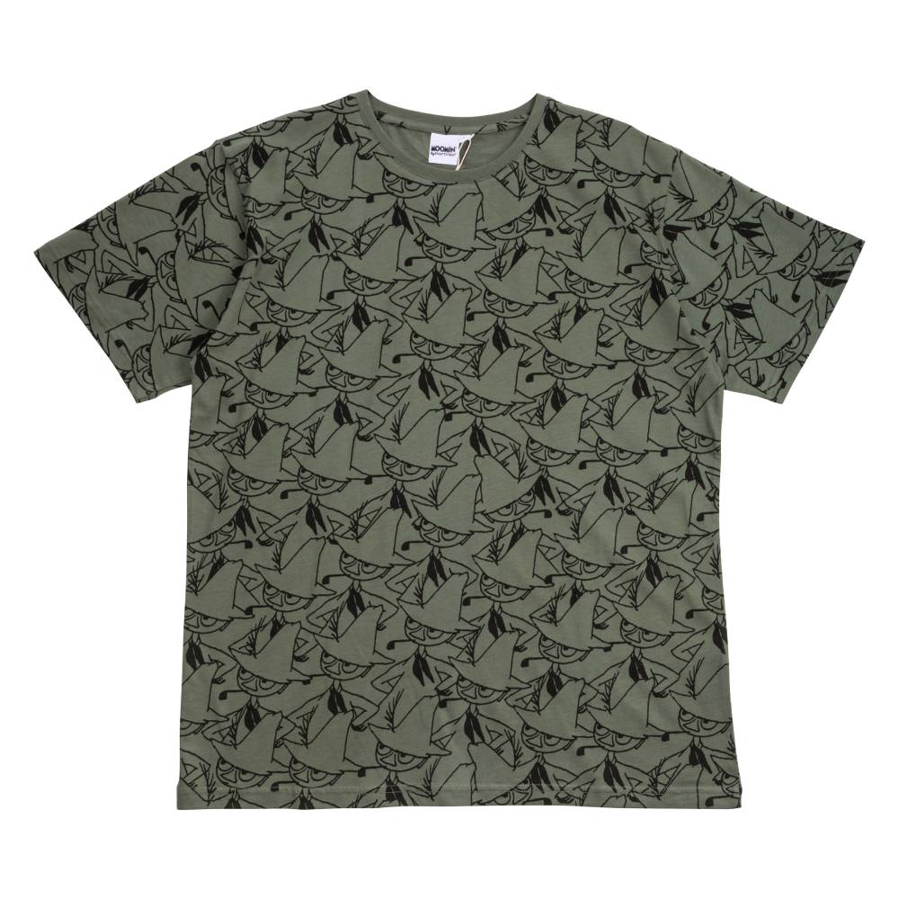 Snufkin Pondering T-shirt Green - Martinex - The Official Moomin Shop