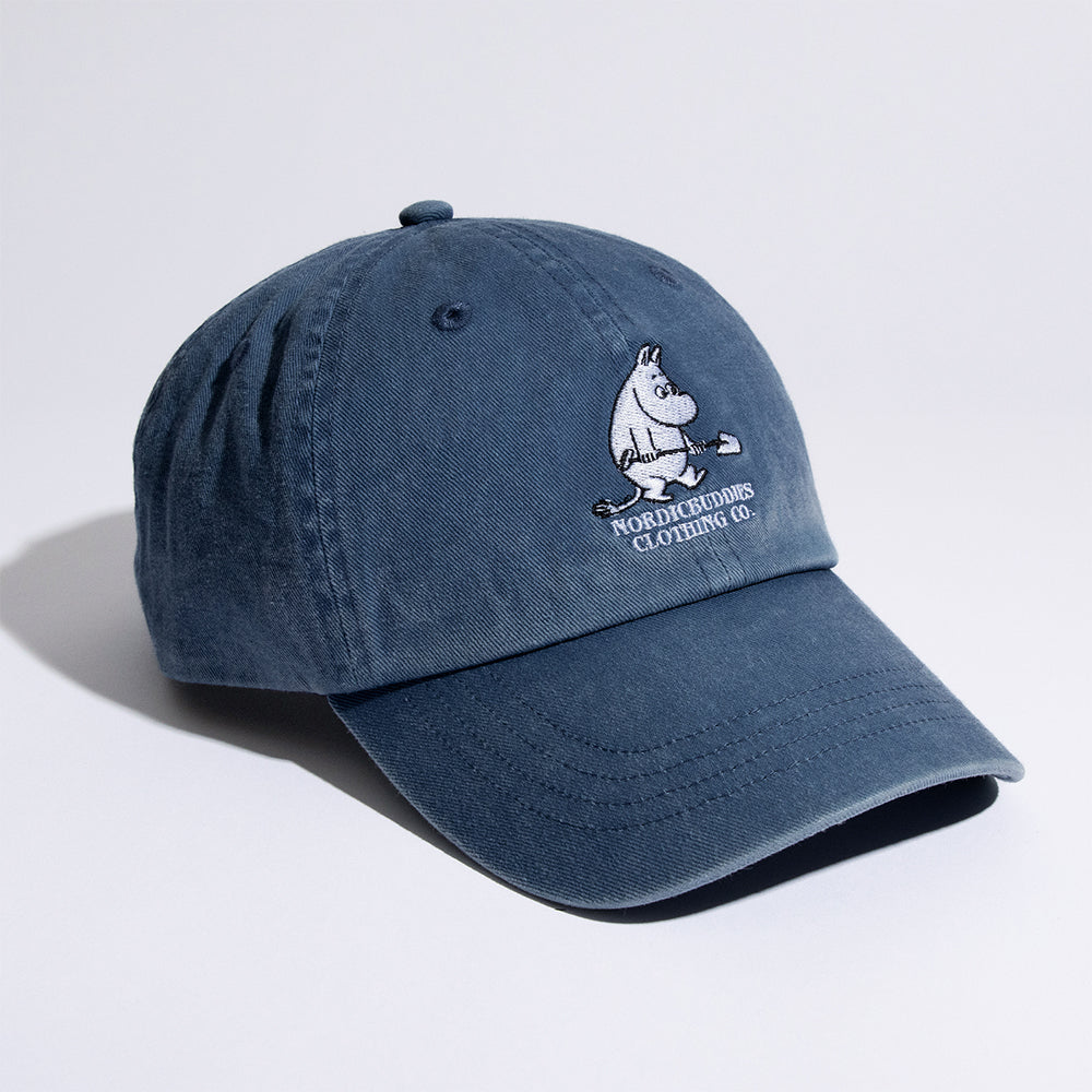 Moomintroll Gardening Adult Cap Darkblue - The Official Moomin Shop