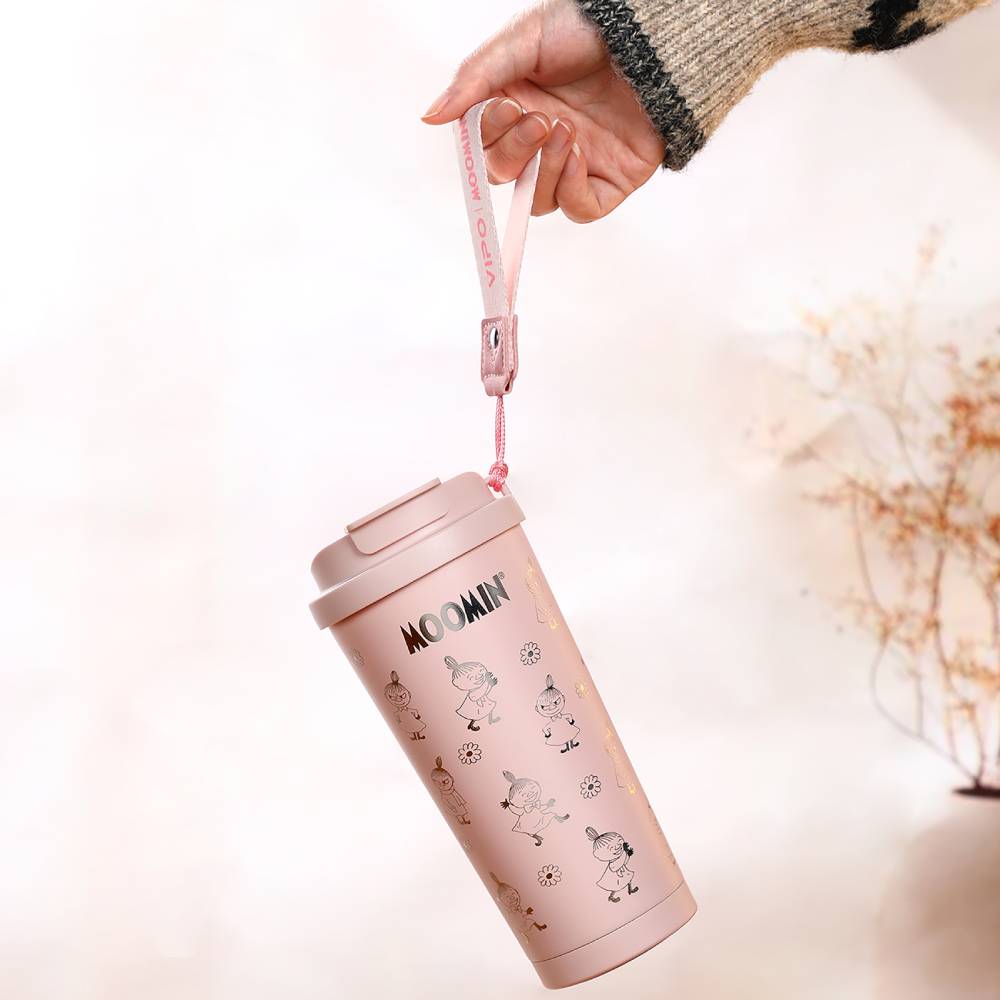 Little My Vacuum Cup Pink 580ml - The Official Moomin Shop