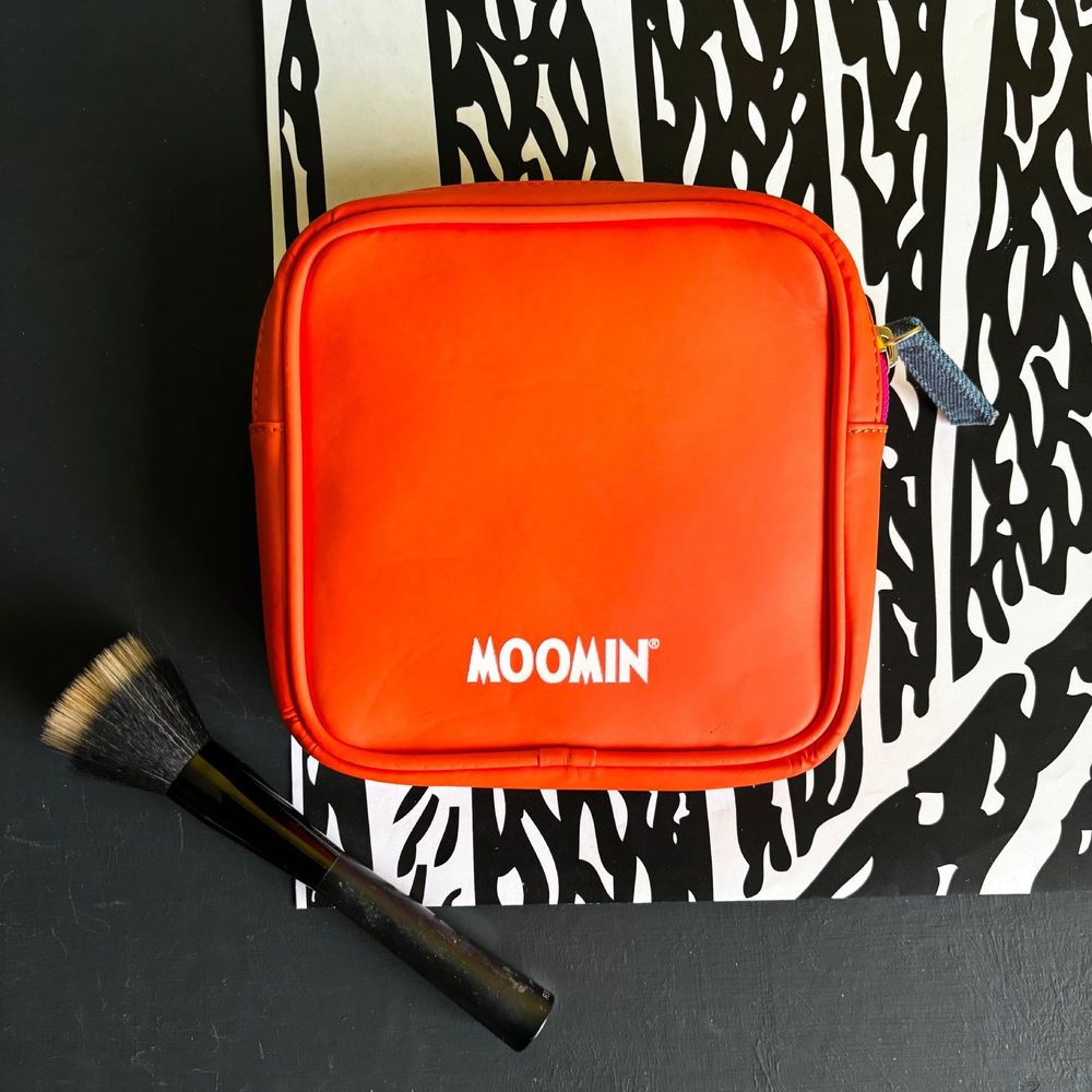 Moomin Makeup Bag Orange - House of Disaster - The Official Moomin Shop