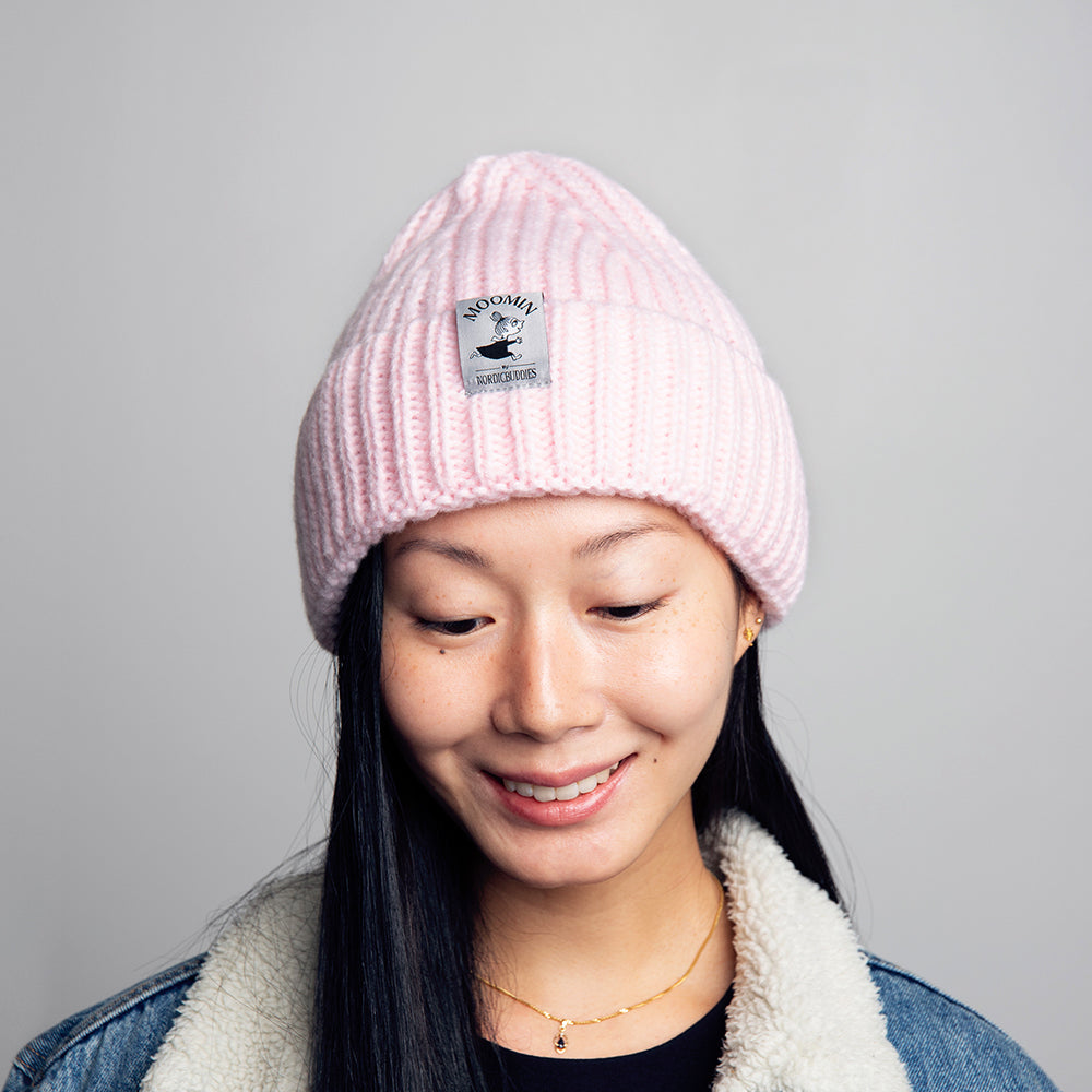 Little My Pink Thick Winter Beanie - Nordicbuddies - The Official Moomin Shop