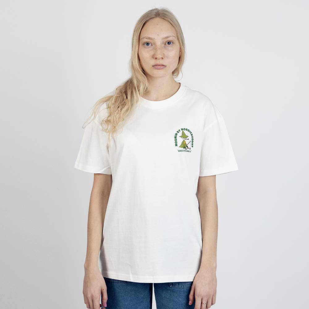Snufkin T-shirt Unisex White - Nordicbuddies - The Official Moomin Shop