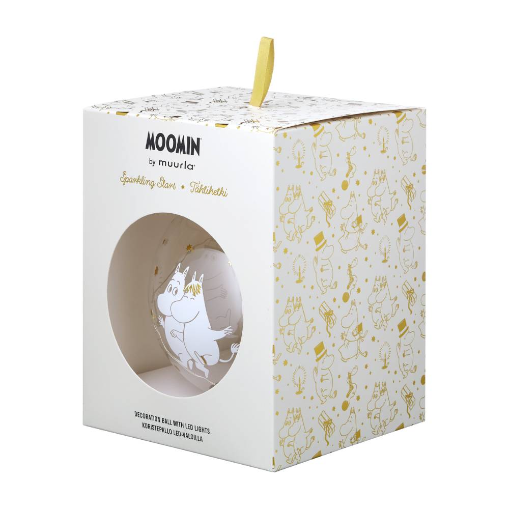 Moomin Sparkling Stars Decoration Ball & LED Lights - The Official Moomin Shop