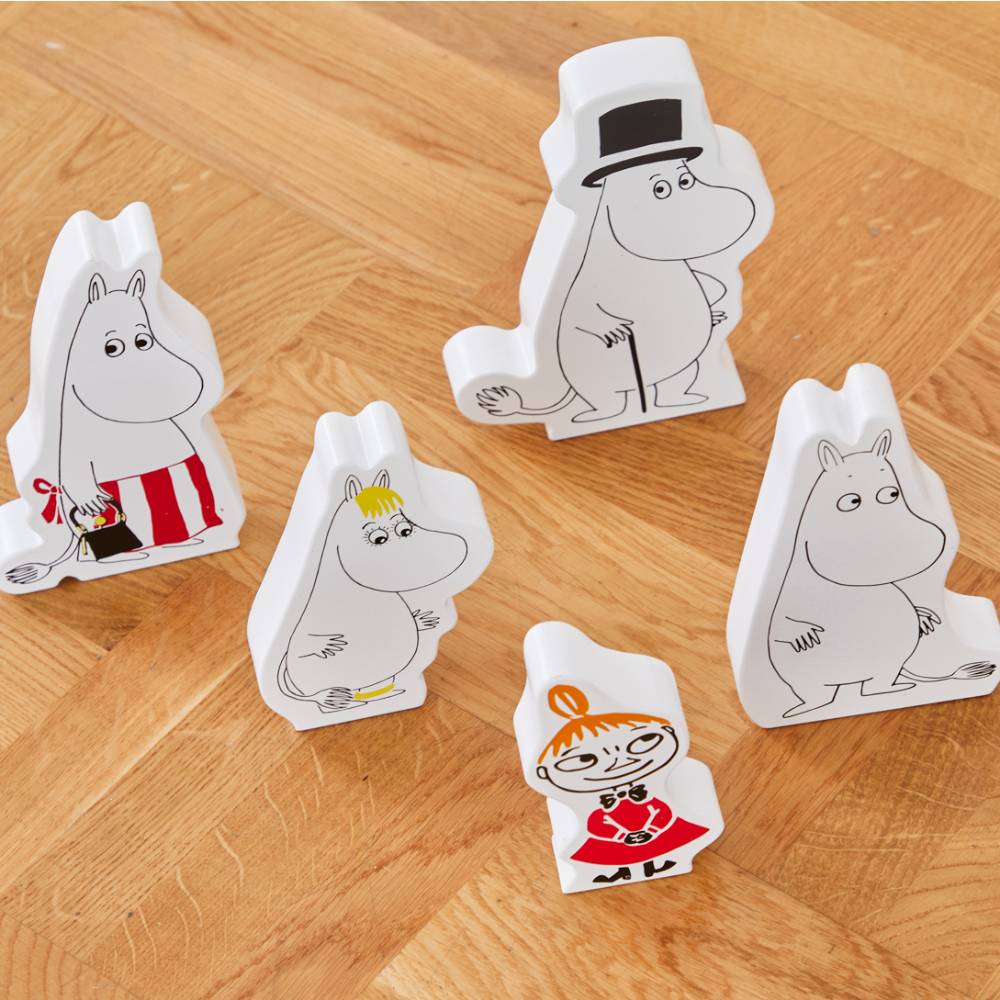 Moomin Family Wooden Figurine 5-set - Barbo Toys - The Official Moomin Shop