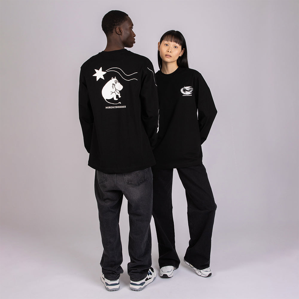 Moomin Novels Collection Longsleeve Black - The Official Moomin Shop