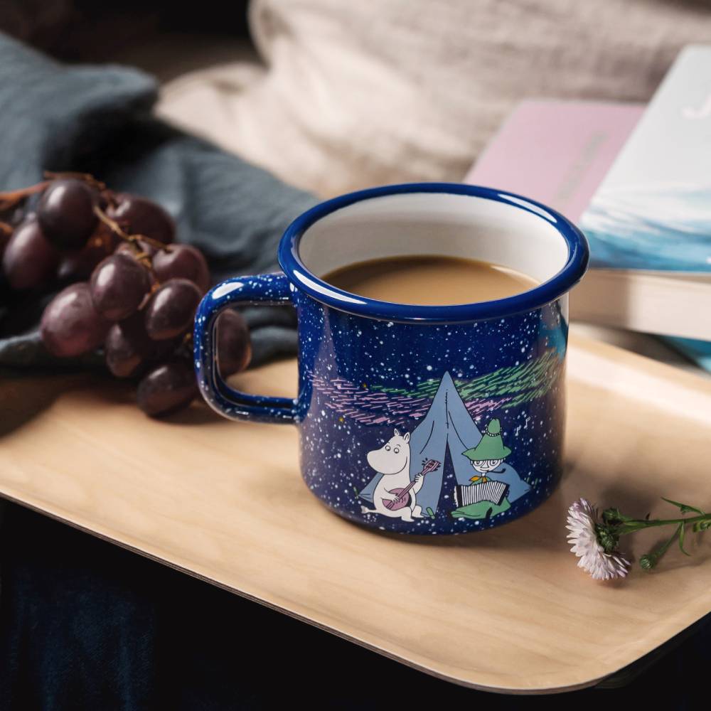Moomin x Laufey Enamel Mug 3,7dl - The Official Moomin Shop