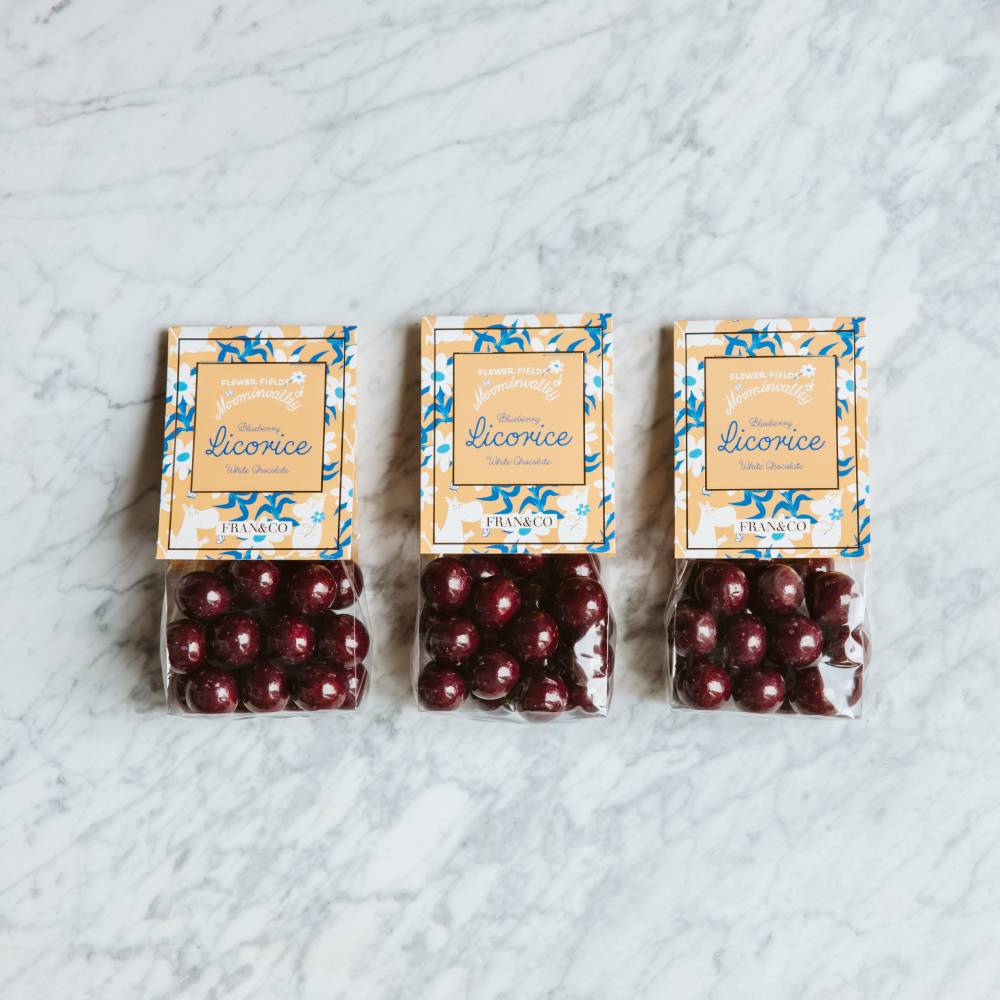 Moomin Liquorice Blueberry 150g - The Official Moomin Shop