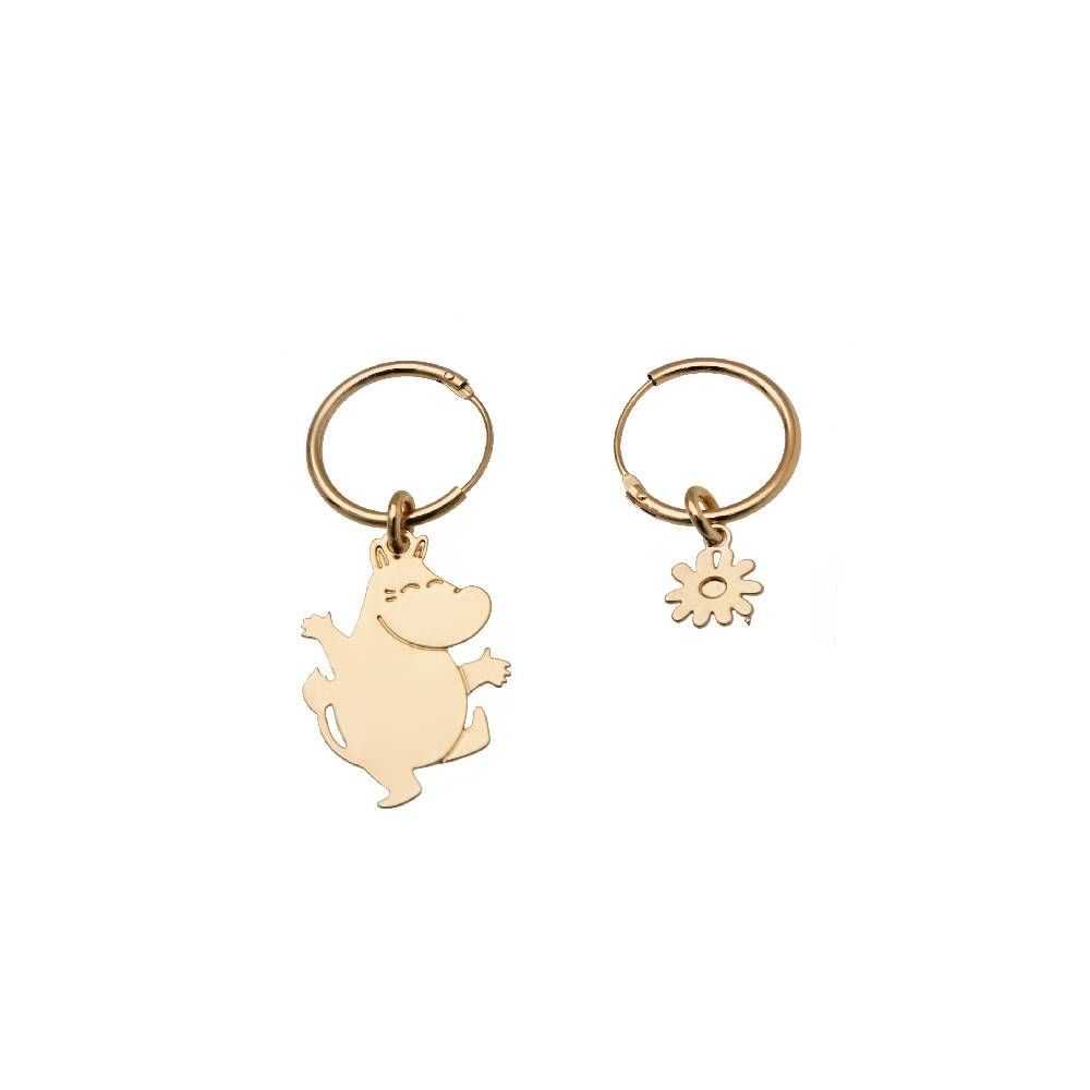 Moomintroll Charm Hoop Earrings - Malaikaraiss - The Official Moomin Shop