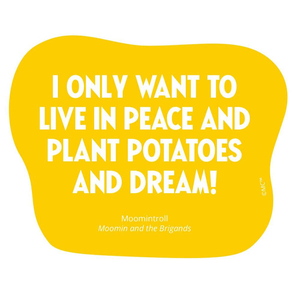Moomintroll Potatoes Vinyl Sticker - The Official Moomin Shop