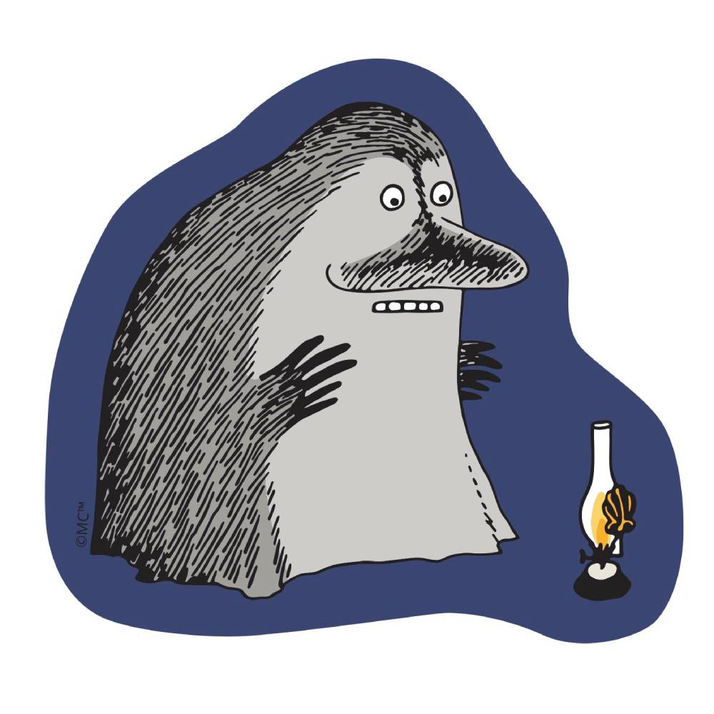 The Groke Vinyl Sticker - The Official Moomin Shop