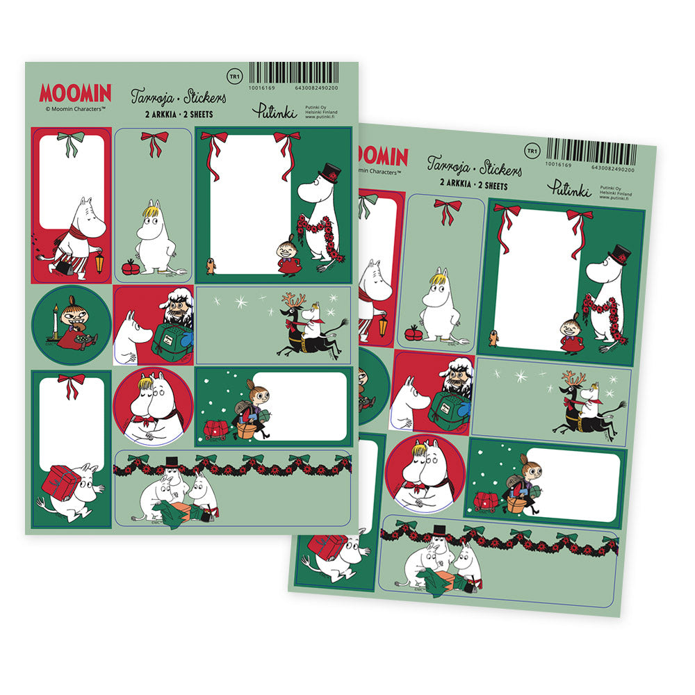 Moomin Package Card Stickers 20-pcs - The Official Moomin Shop