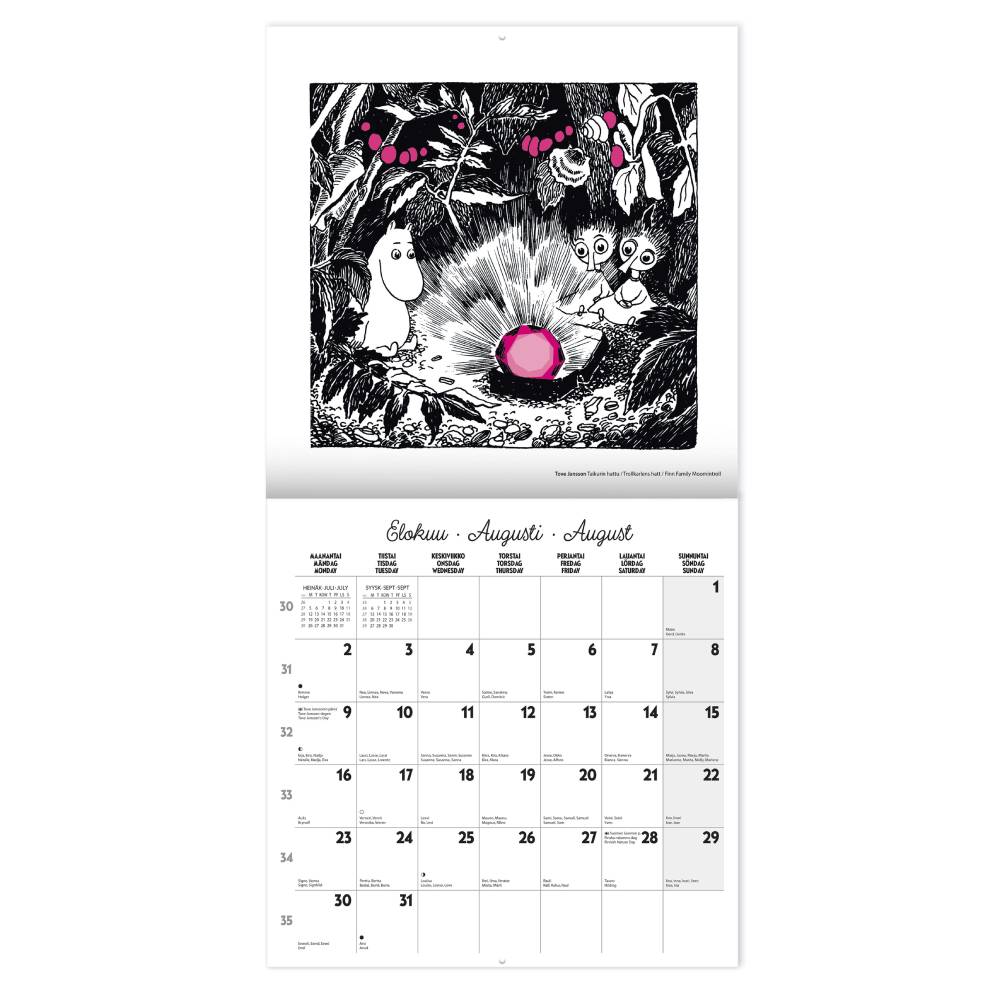 Moominpappa Forest Wall Calendar 2027 - The Official Moomin Shop
