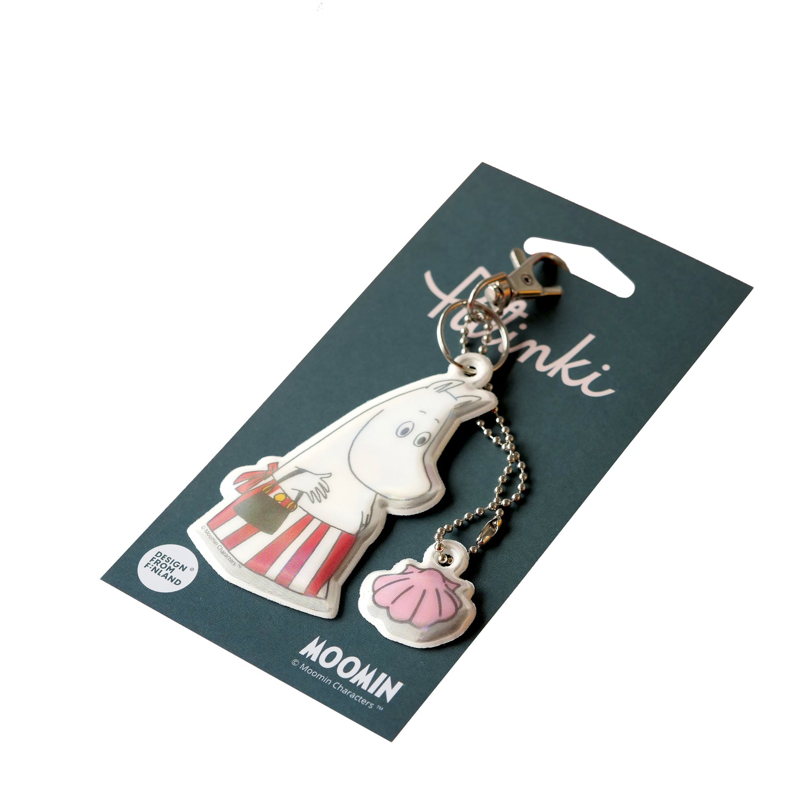 Moominmamma & Seashell Reflector White - The Official Moomin Shop
