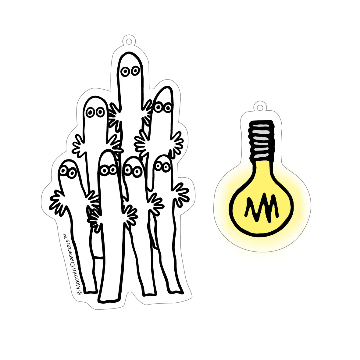 Hattifatteners & Bulb Reflector White - The Official Moomin Shop