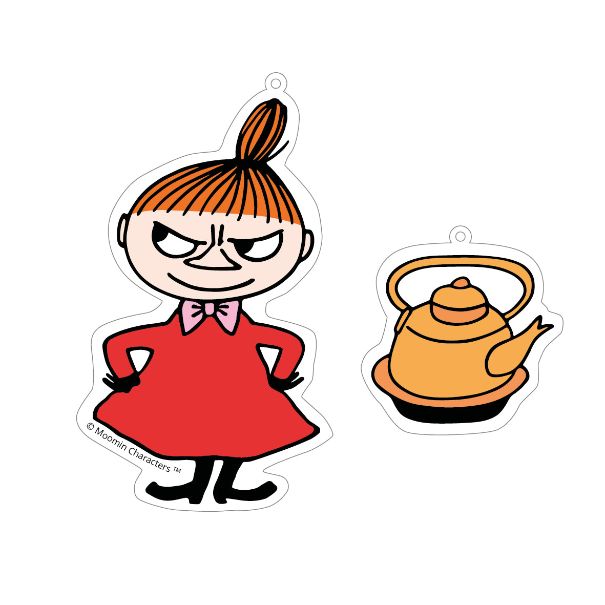 Little My & Coffeepot Reflector Red - The Official Moomin Shop
