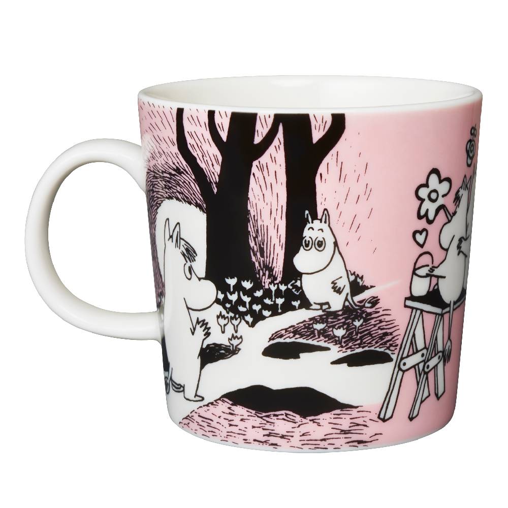 Moomin Love Mugs Pink &amp; Blue 0,3L - Moomin Arabia - The Official Moomin Shop