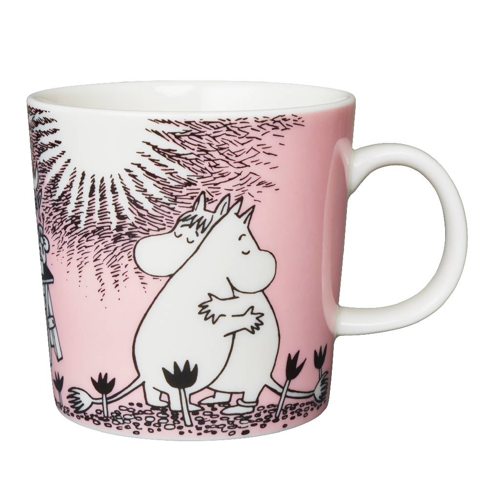 Moomin Love Mugs Pink &amp; Blue 0,3L - Moomin Arabia - The Official Moomin Shop