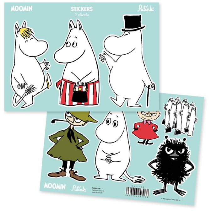 Moomin Sticker Pack Characters - Putinki - The Official Moomin Shop
