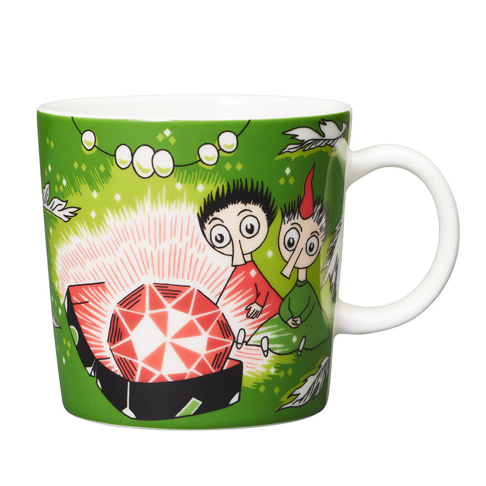 Thingumy & Bob Mug 0,3L Green - The Official Moomin Shop