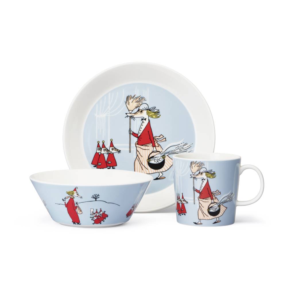 Fillyjonk Plate 19cm Lightblue - The Official Moomin Shop