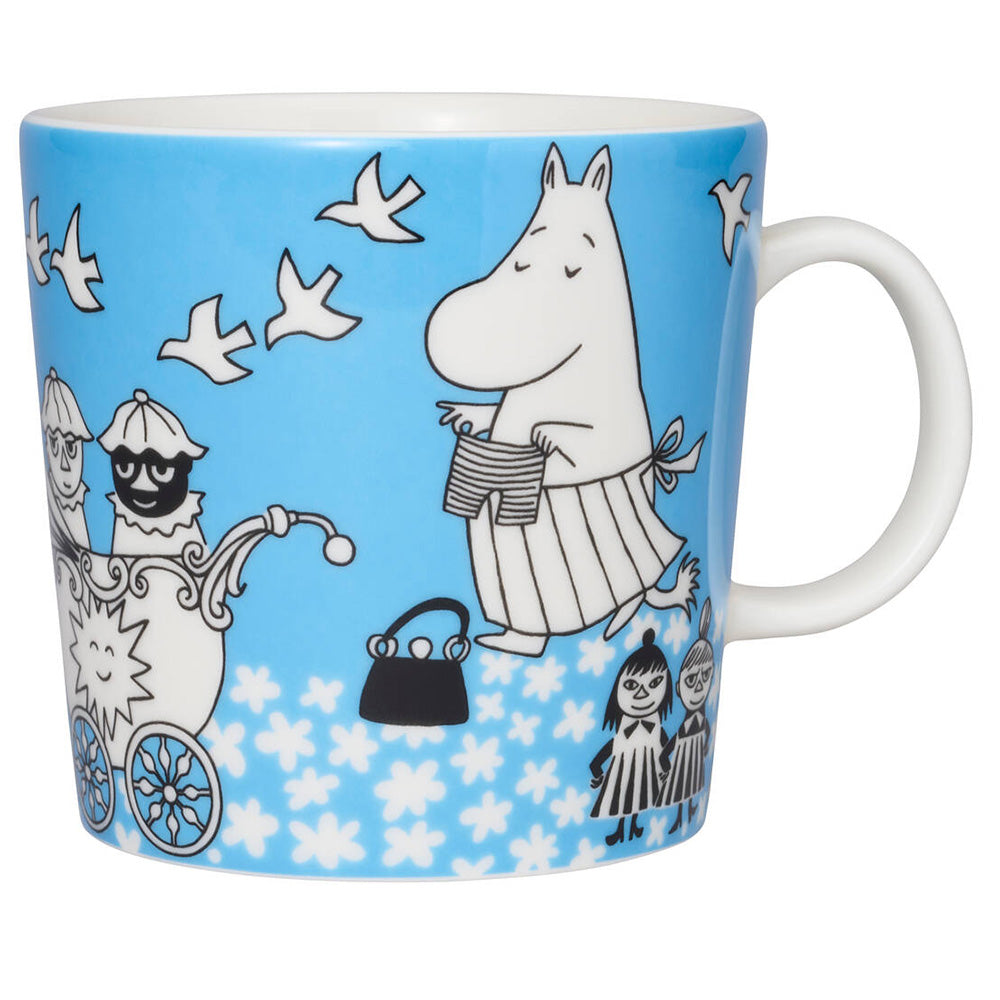 Moomin Peace Mug 0,4L Blue - The Official Moomin Shop
