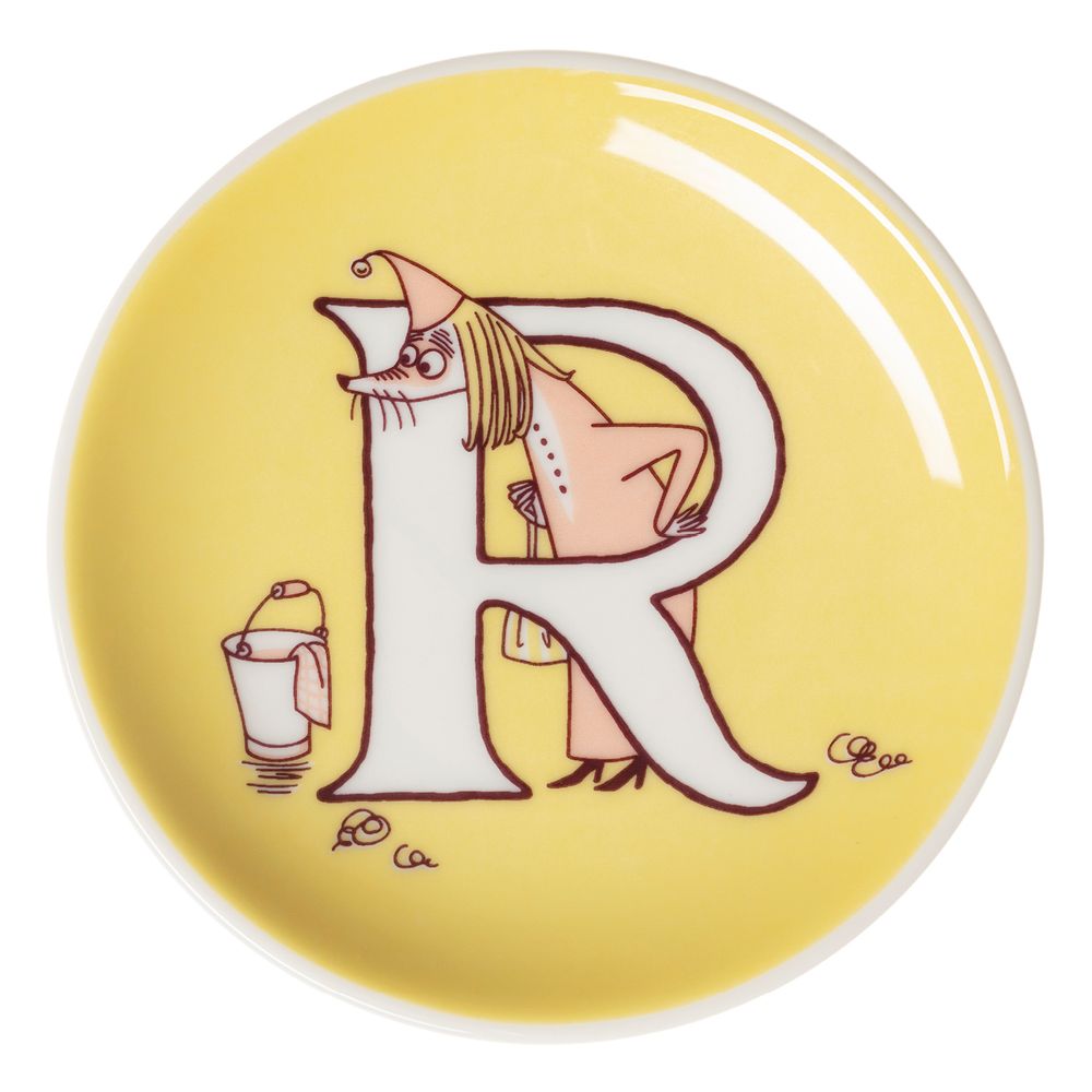 Moomin ABC Mini Plate R - The Official Moomin Shop