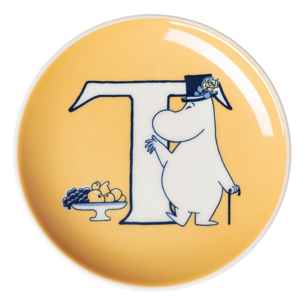Moomin ABC Mini Plate T - The Official Moomin Shop