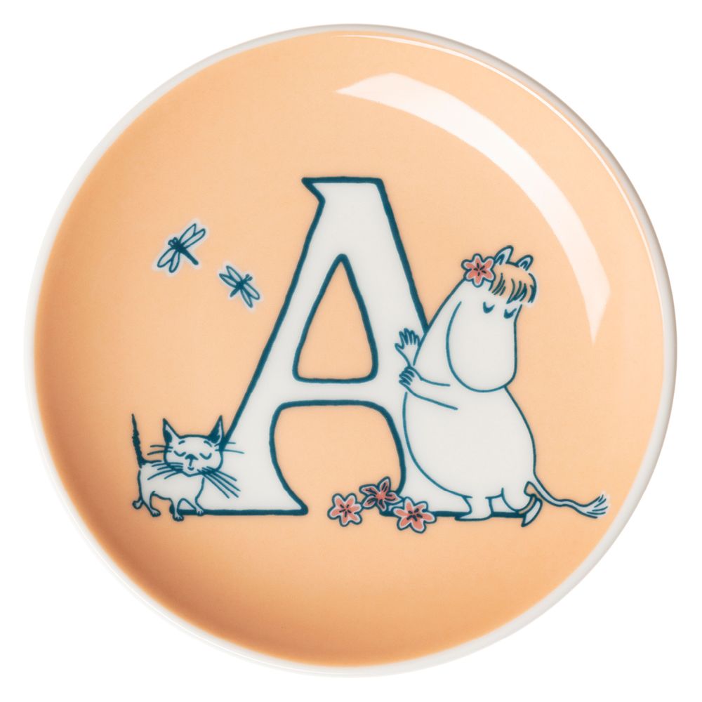 Moomin ABC Mini Plate A - The Official Moomin Shop