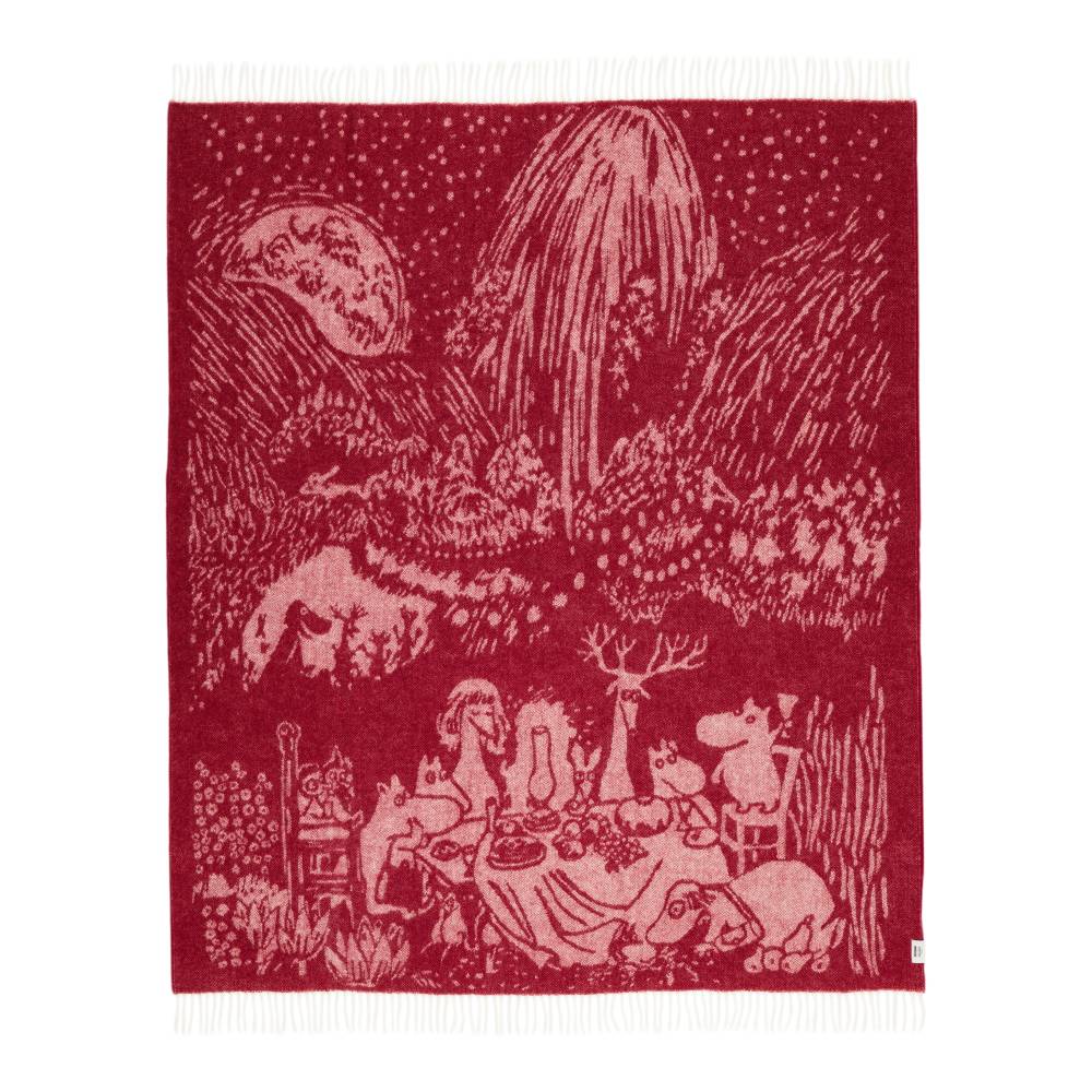 Moomin Festive Moments Wool Throw 170x130cm - The Official Moomin Shop