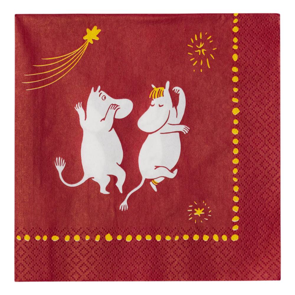 Moomin Festive Moments Napkins 33cm - The Official Moomin Shop
