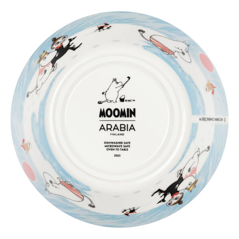 Moomin Ice Swimming Bowl 15cm - The Official Moomin Shop