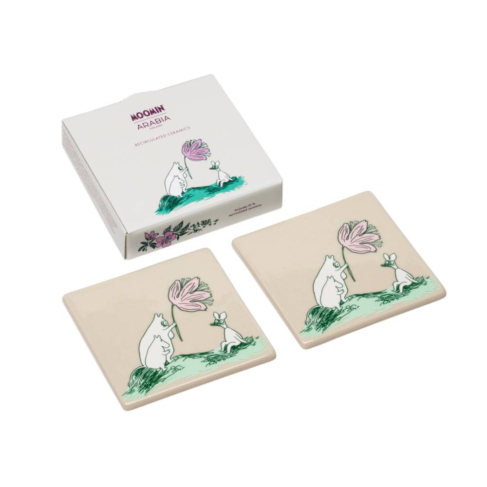 Moomin Living Room Coaster 2set - The Official Moomin Shop