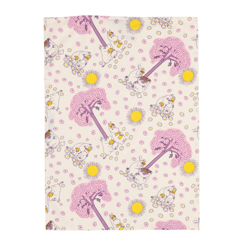 Moomin Sweethearts Kitchen Towel 50x70cm 2-set - The Official Moomin Shop