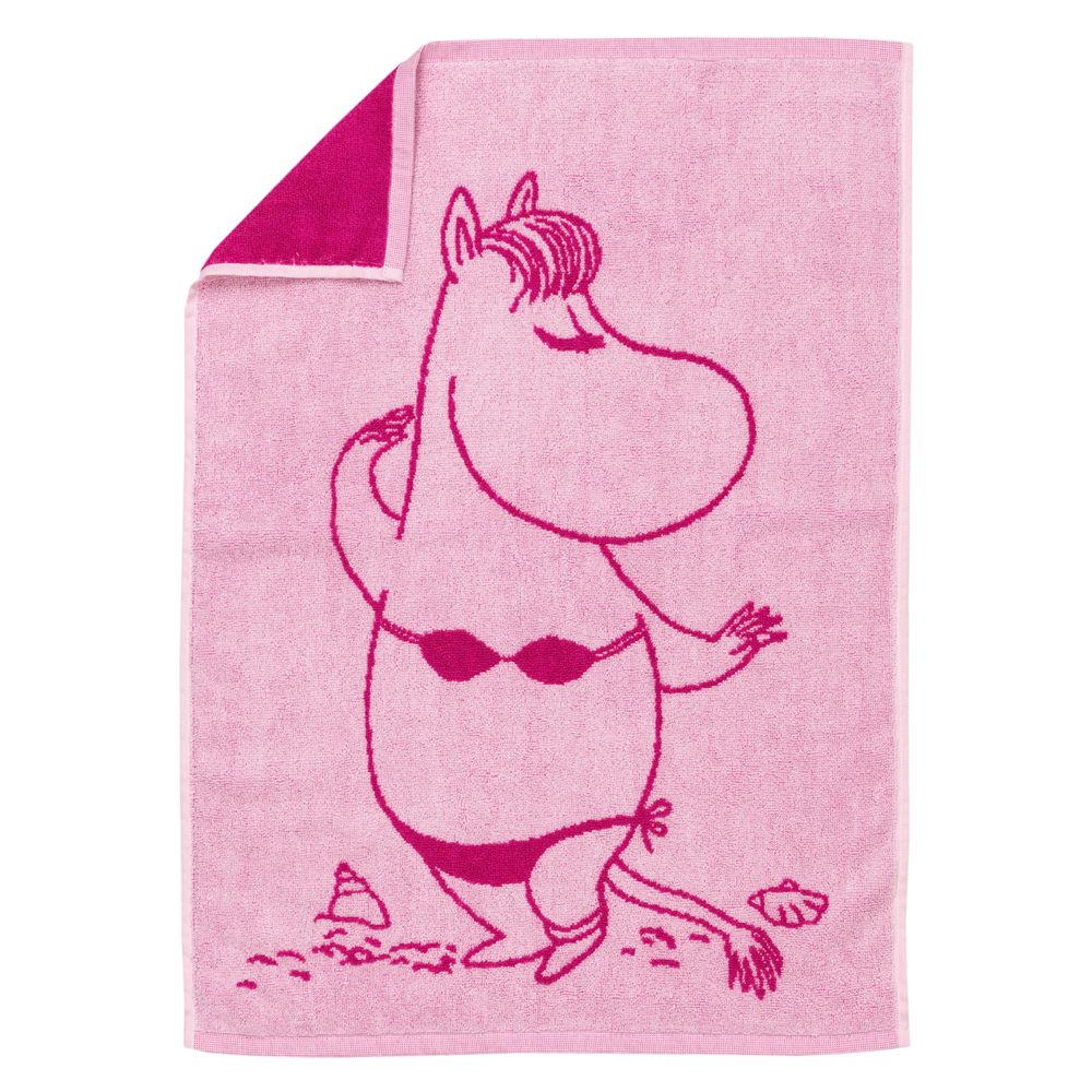 Snorkmaiden Hand Towel 50x70 Pink - The Official Moomin Shop