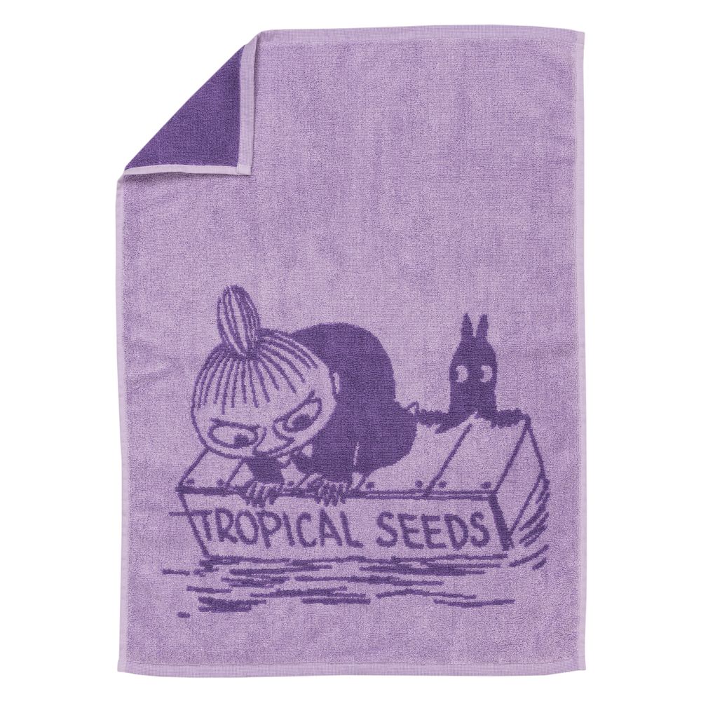 Little My Hand Towel 50x70cm Purple - The Official Moomin Shop