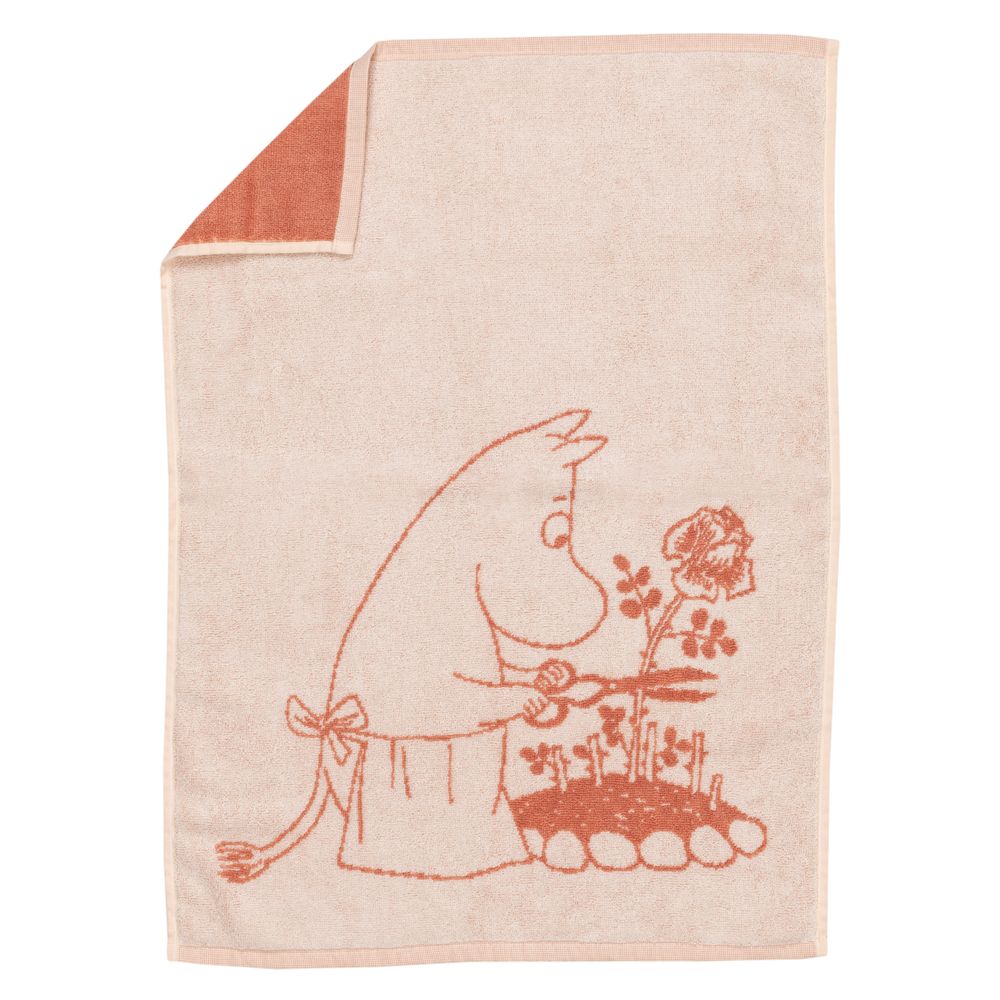 Moominmamma Hand Towel 50x70 Beige - The Official Moomin Shop