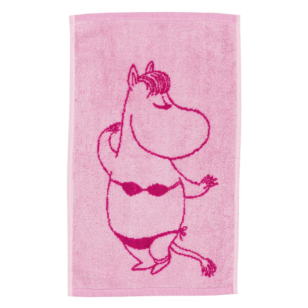 Snorkmaiden Hand Towel 30x50 Pink - The Official Moomin Shop