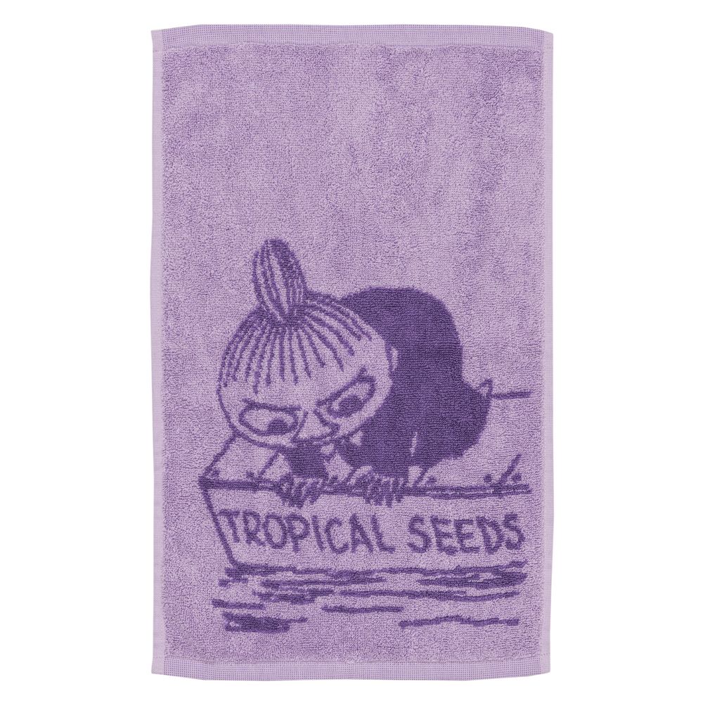 Little My Hand Towel 30x50 Purple - The Official Moomin Shop