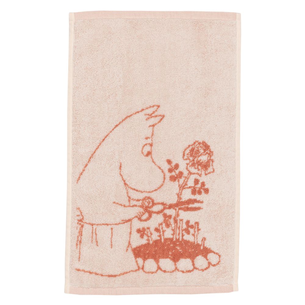 Moominmamma Hand Towel 30x50 Beige - The Official Moomin Shop