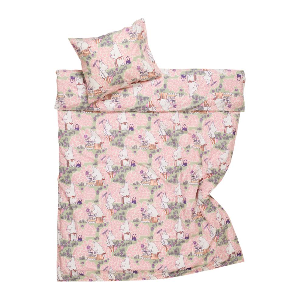 Moomin Rose Garden Bedset 150x210 - The Official Moomin Shop