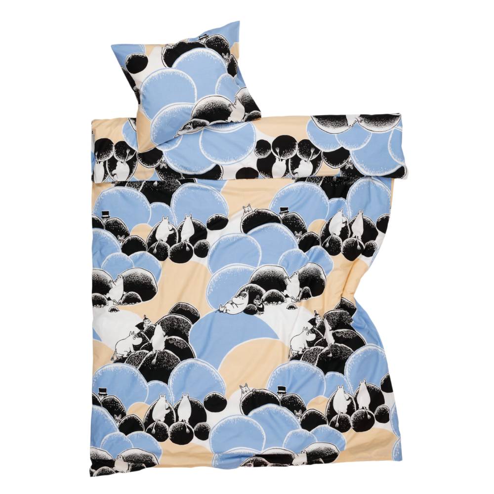 Moomin Pebbles Bedset 150x210 - The Official Moomin Shop