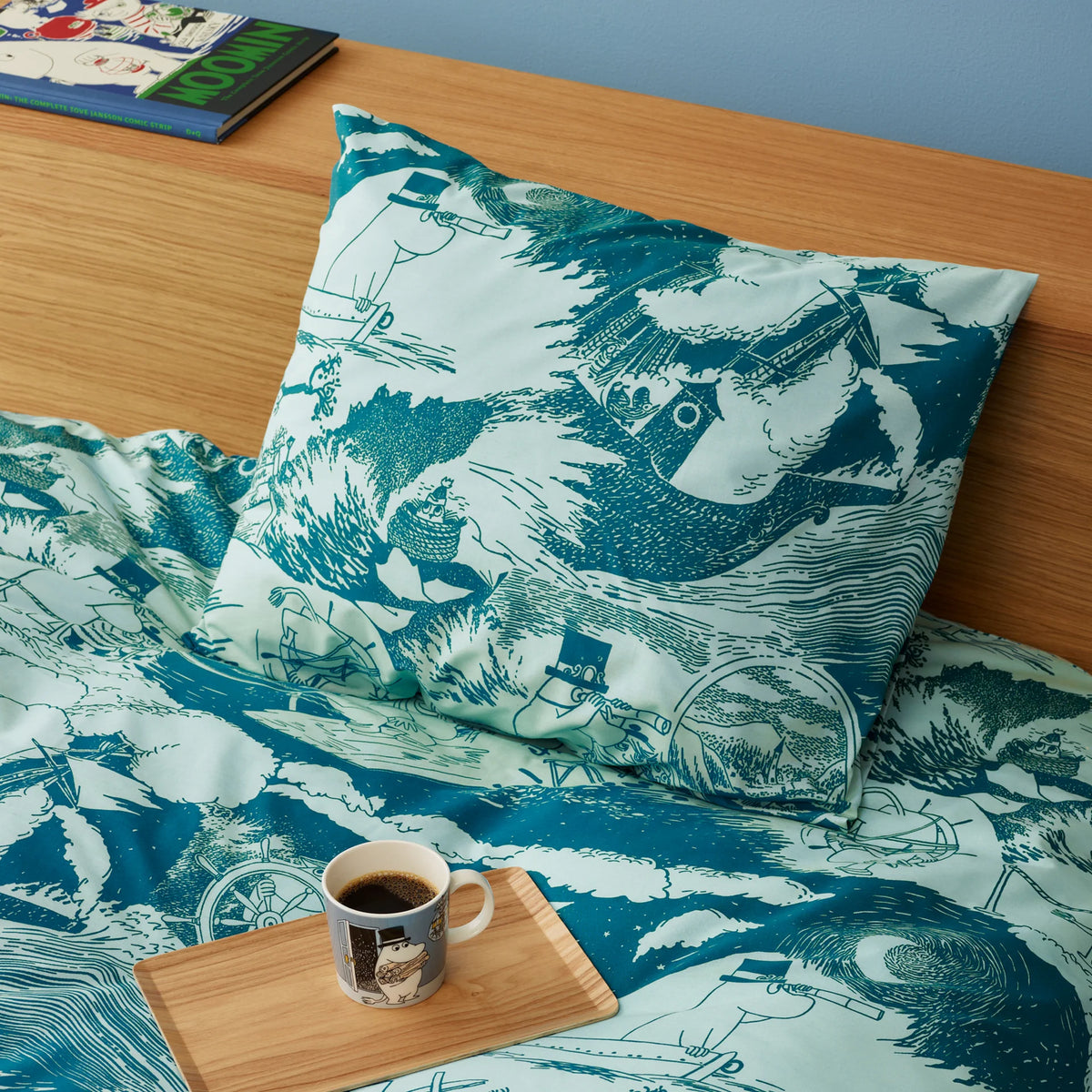 Moomin Sailing Pillow Case