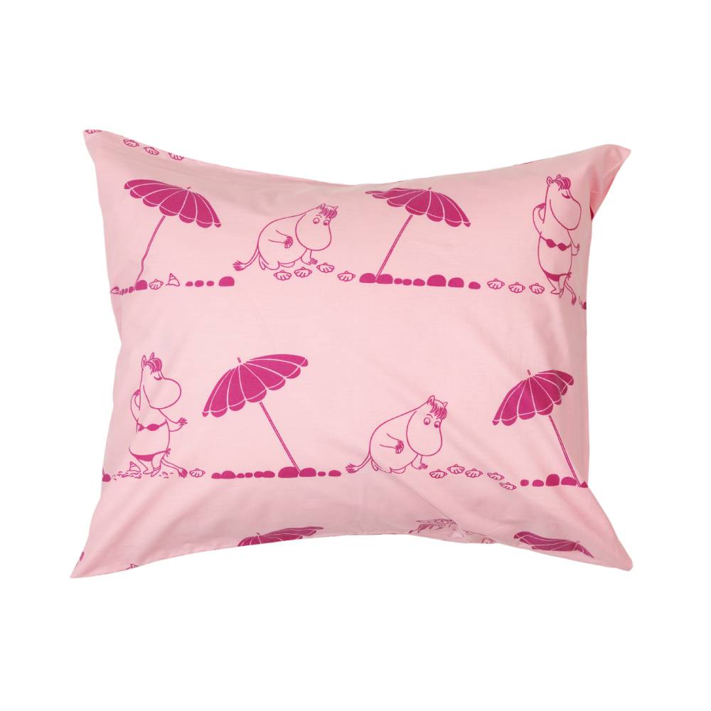 Moomin Gorgeous Pillow Case Pink - The Official Moomin Shop