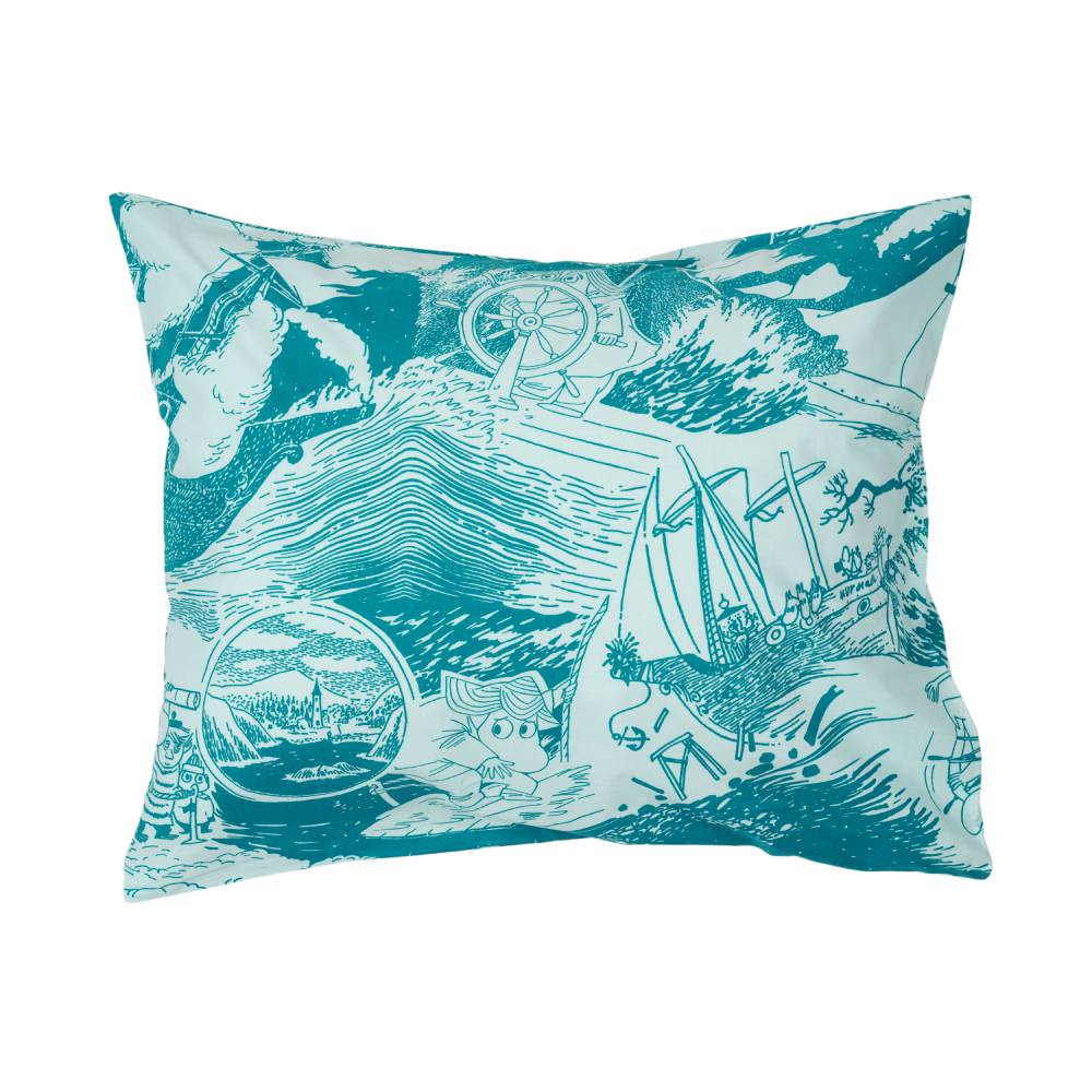 Moomin Sailing Pillow Case - The Official Moomin Shop