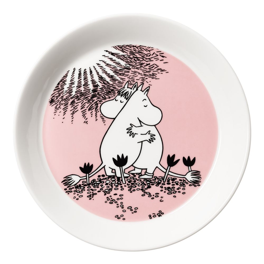 Moomin Love 30 Mug & Plate Set Pink - The Official Moomin Shop