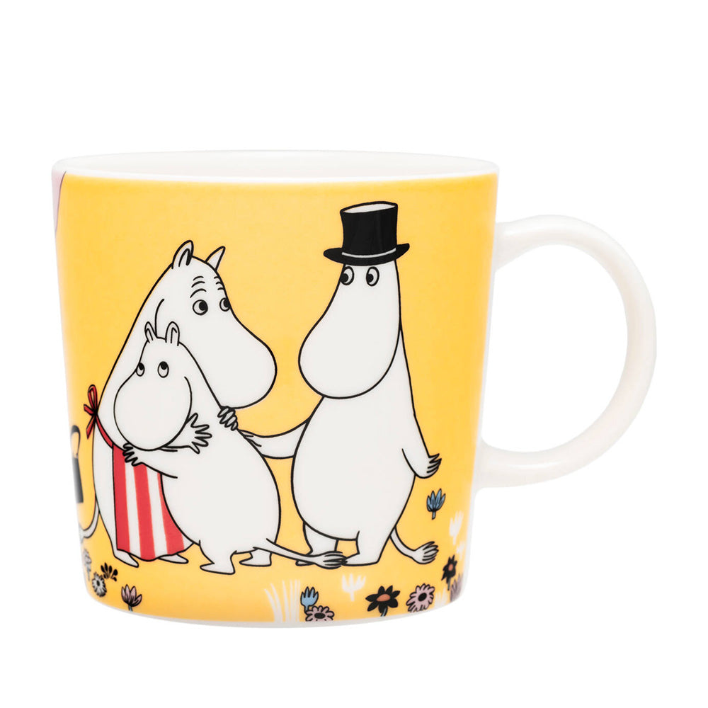 Moomin Family Time Mug 0,3L Yellow - The Official Moomin Shop