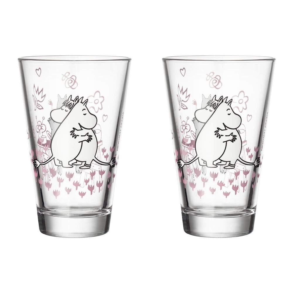 Moomin Love 30 Tumbler 30cl 2pc - The Official Moomin Shop
