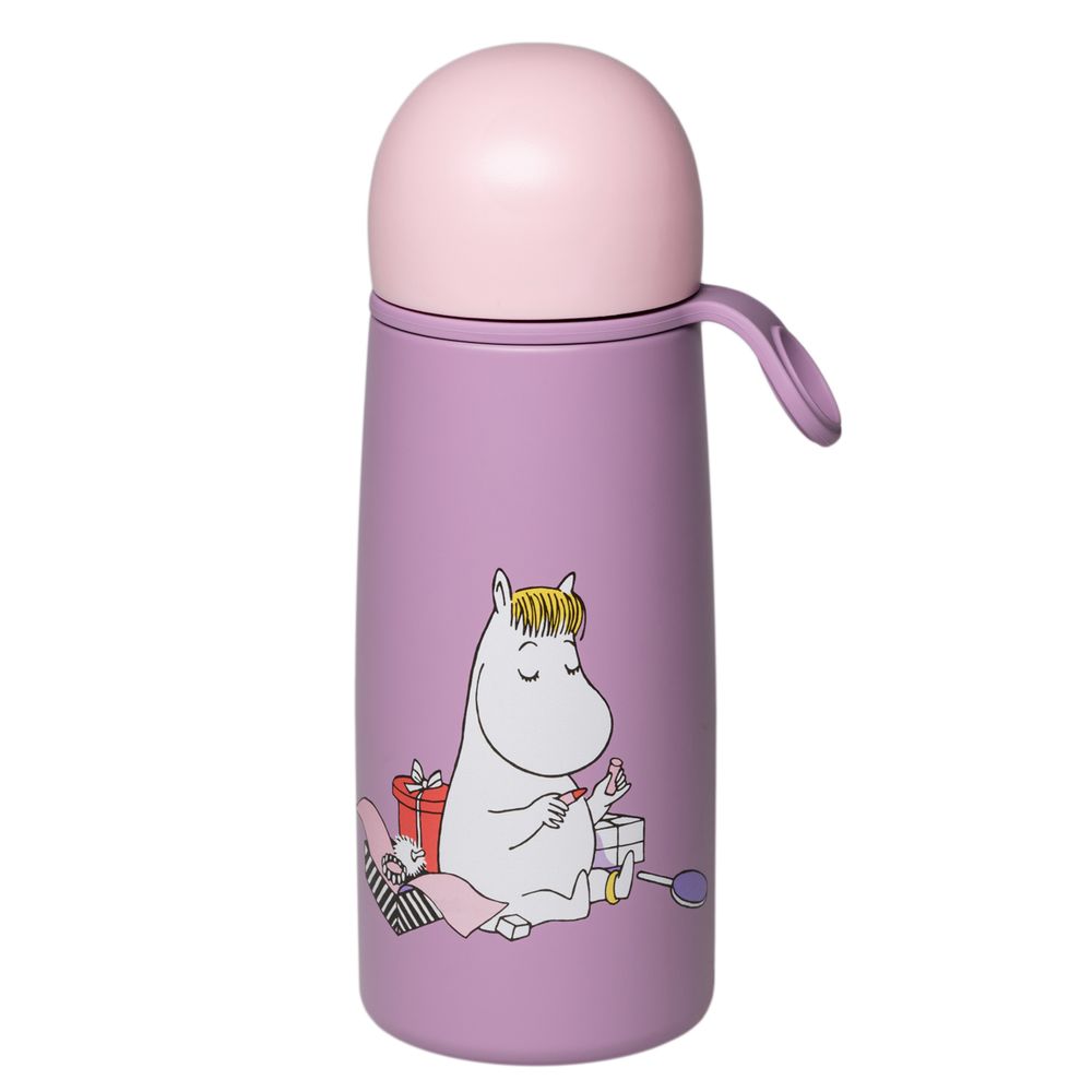 Snorkmaiden Thermos Bottle 0.45L Lilac - The Official Moomin Shop