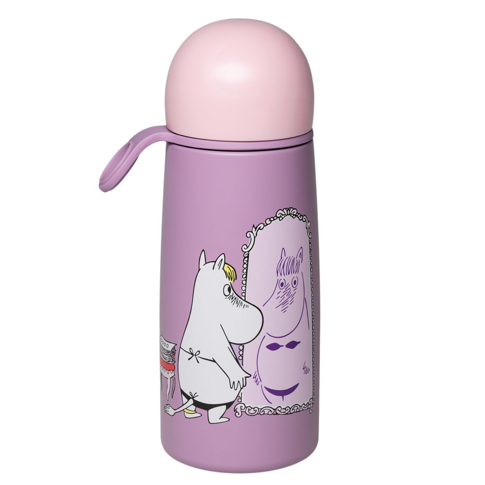 Snorkmaiden Thermos Bottle 0.45L Lilac - The Official Moomin Shop