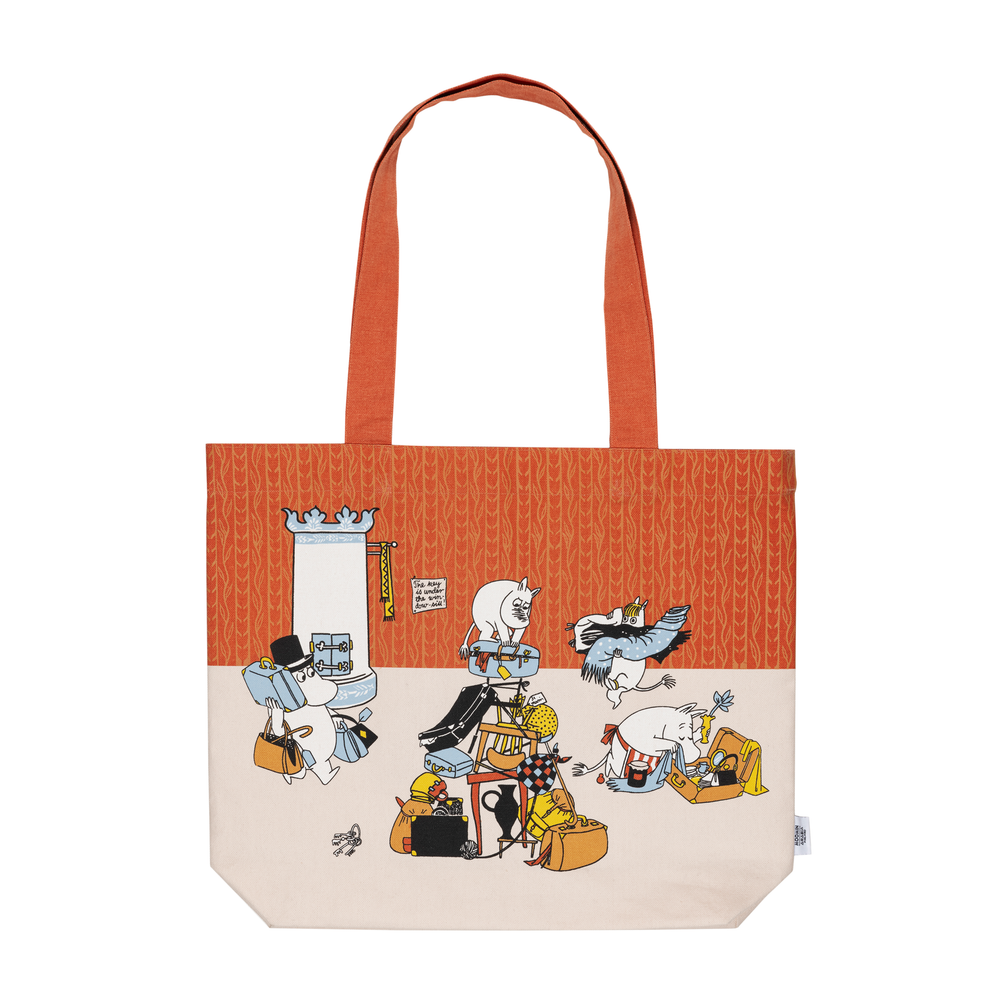 Moomin Holiday Rush Cotton Tote Bag - The Official Moomin Shop
